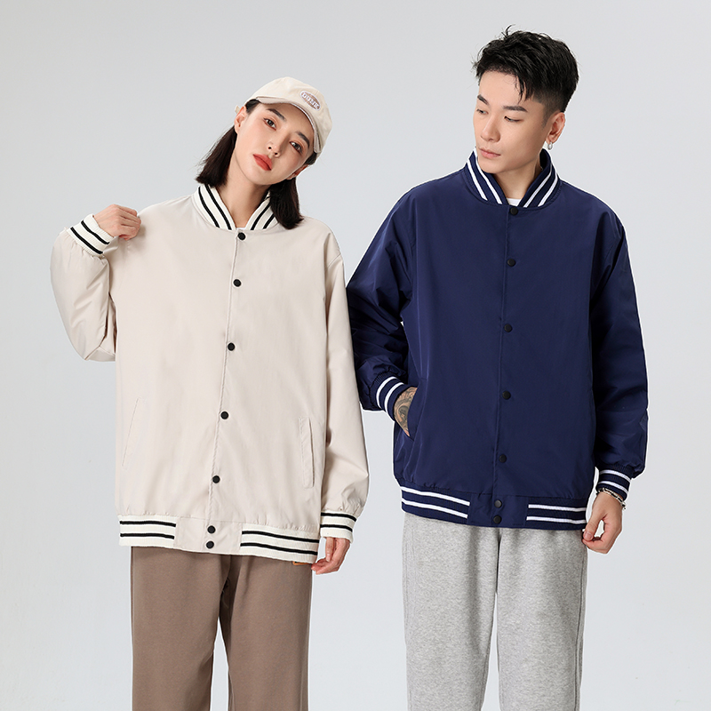 D703#情侶純色棒球服