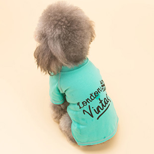 狗狗公仔服綠色