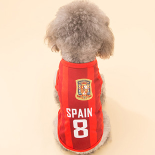狗狗公仔服紅色